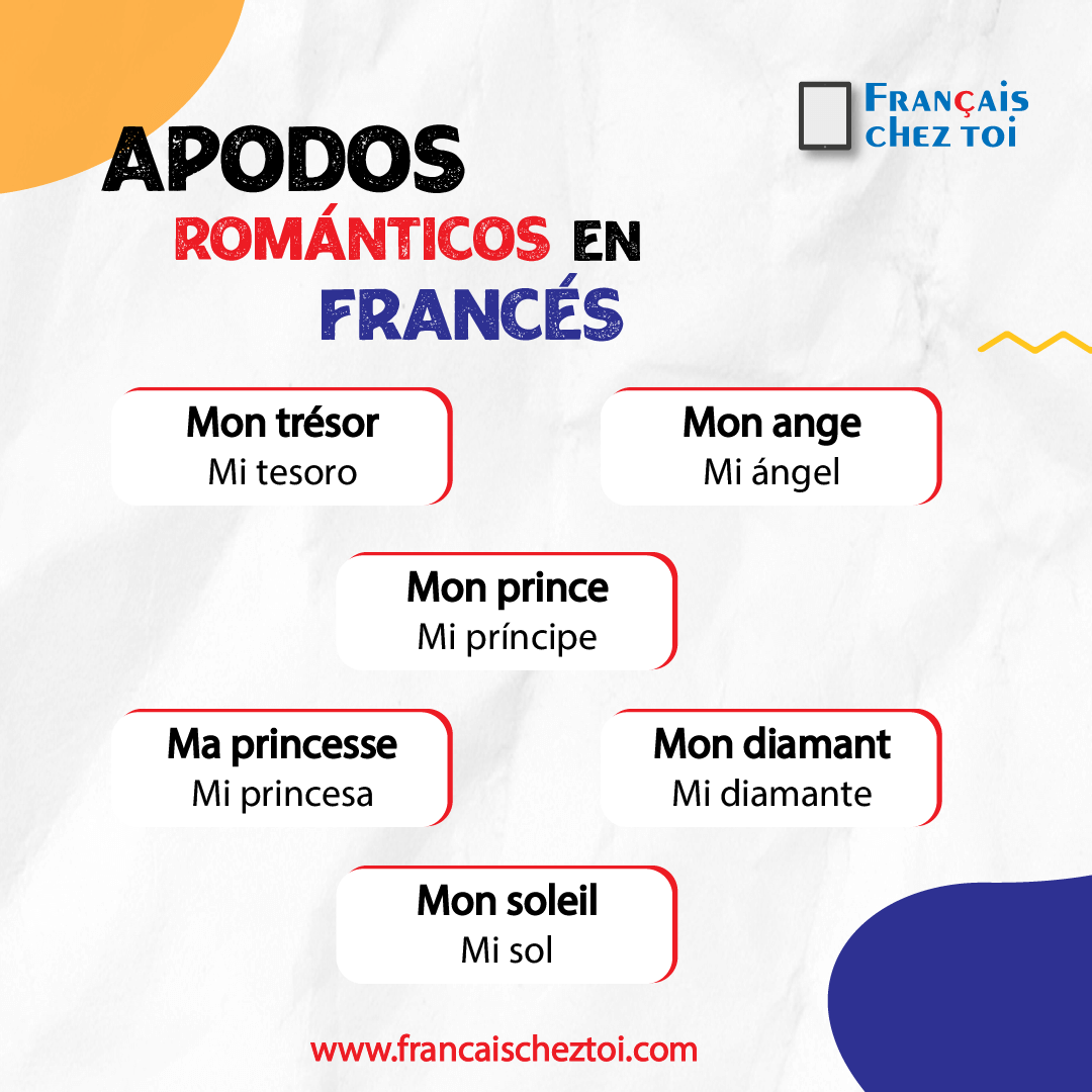 apodos románticos en francés